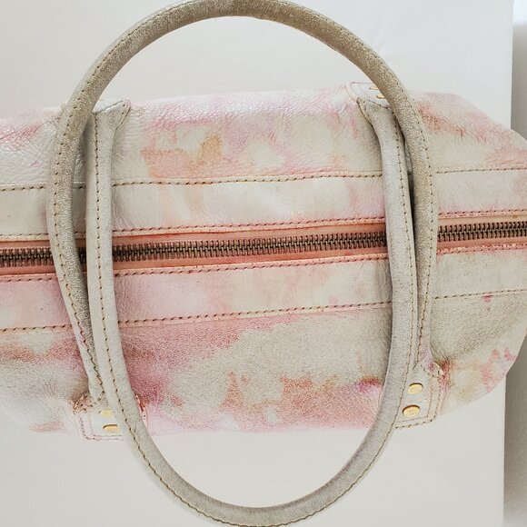 Celine leather purse hobo top handle handbag pink white orange yellow ivory nino - Picture 4 of 16